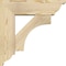 Ekena Millwork Westlake Traditional Rough Sawn Bracket w/ Offset Brace, Douglas Fir, 6"W x 18"D x 18"H BKT0604X18X18WTL01RDF - alternate 3
